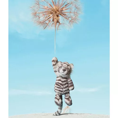 Jellycat Bashful Knuffelsneeuwtijger - 21 Cm 6 Jellycat Bashful Knuffelsneeuwtijger - 21 Cm - Afbeelding 4