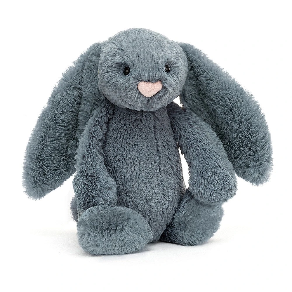 Jellycat Knuffel Bashful Bunny Dusky Blue 3 Jellycat Knuffel Bashful Bunny Dusky Blue