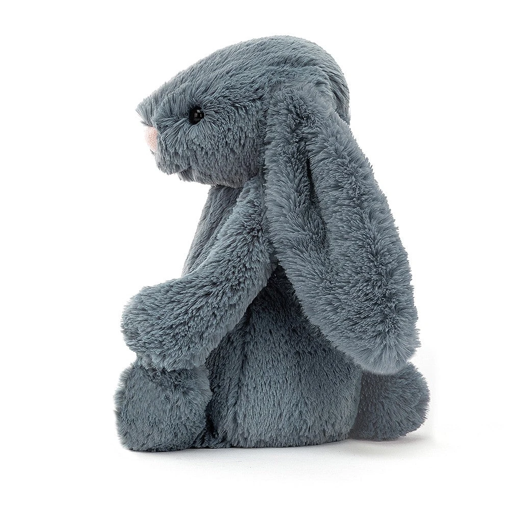 Jellycat Knuffel Bashful Bunny Dusky Blue 4 Jellycat Knuffel Bashful Bunny Dusky Blue - Afbeelding 2