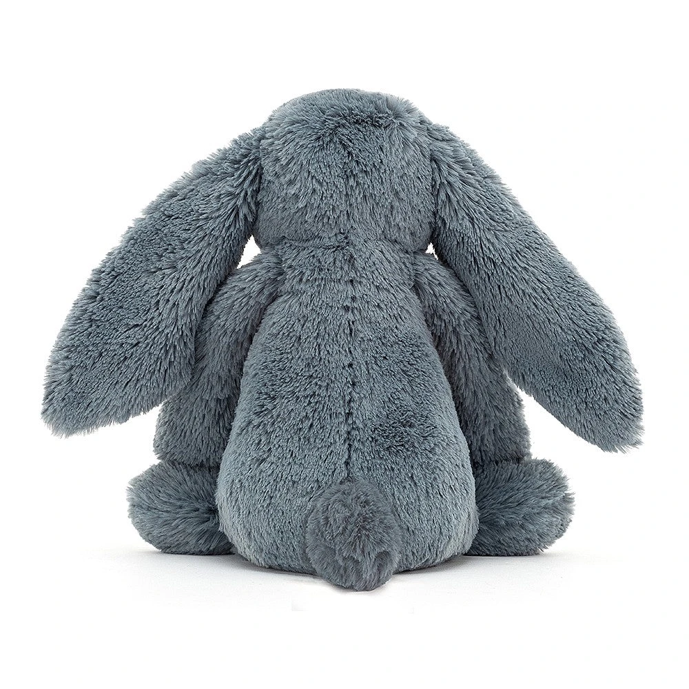 Jellycat Knuffel Bashful Bunny Dusky Blue 5 Jellycat Knuffel Bashful Bunny Dusky Blue - Afbeelding 3