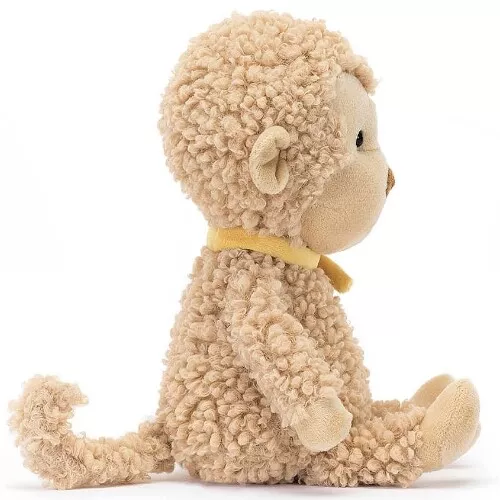 Jellycat Knuffelaap Fuzzkin Monkey - 23 Cm 5 Jellycat Knuffelaap Fuzzkin Monkey - 23 Cm - Afbeelding 3