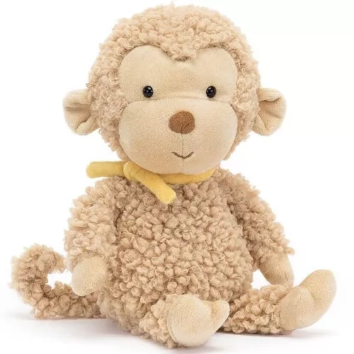 Jellycat Knuffelaap Fuzzkin Monkey - 23 Cm 3 Jellycat Knuffelaap Fuzzkin Monkey - 23 Cm