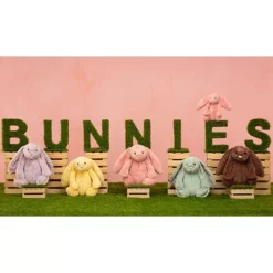 Jellycat Knuffelkonijn Bashful Fudge Bunny - 31 Cm -JELLYCAT Winkel bunnies pink 3 2