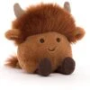 Jellycat Knuffel Amuseabean Highland Koe - 6x9x10cm -JELLYCAT Winkel jellycat knuffel amuseabean highland koe 6x9x10cm