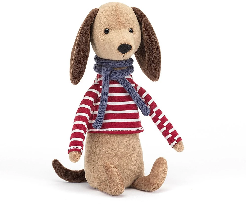 Jellycat Knuffel Beatnik Buddy Worstenhond - 6x7x27cm 3 Jellycat Knuffel Beatnik Buddy Worstenhond - 6x7x27cm