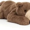 Jellycat Knuffel Beer Woody Liggend - H: 20cm X B: 65cm 1 Jellycat Knuffel Beer Woody Liggend - H: 20cm X B: 65cm -JELLYCAT Winkel jellycat knuffel beer woody liggend h 20cm x b 65cm