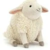 Jellycat Knuffel Burly Boo Schaap - 17x12x19cm -JELLYCAT Winkel jellycat knuffel burly boo schaap 17x12x19cm
