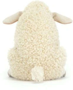 Jellycat Knuffel Burly Boo Schaap - 17x12x19cm -JELLYCAT Winkel jellycat knuffel burly boo schaap 17x12x19cm 3