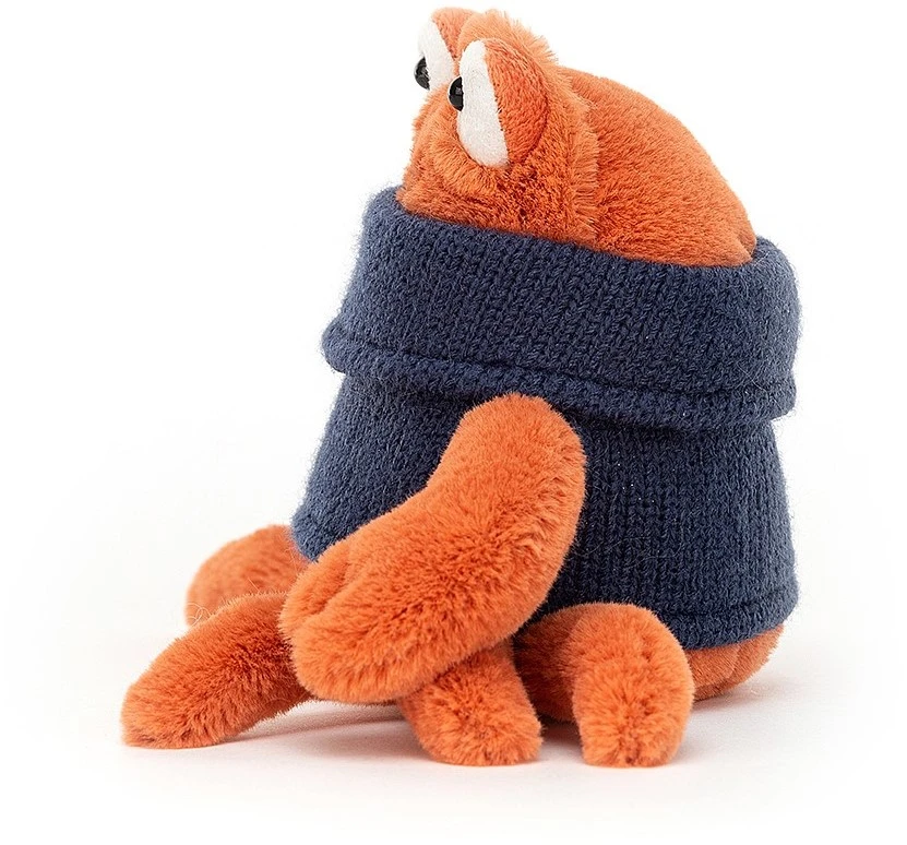 Jellycat Knuffel Cozy Crew Krab - 13cm 4 Jellycat Knuffel Cozy Crew Krab - 13cm - Afbeelding 2