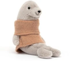 Jellycat Knuffel Cozy Crew Zeehond - 12x7x14cm