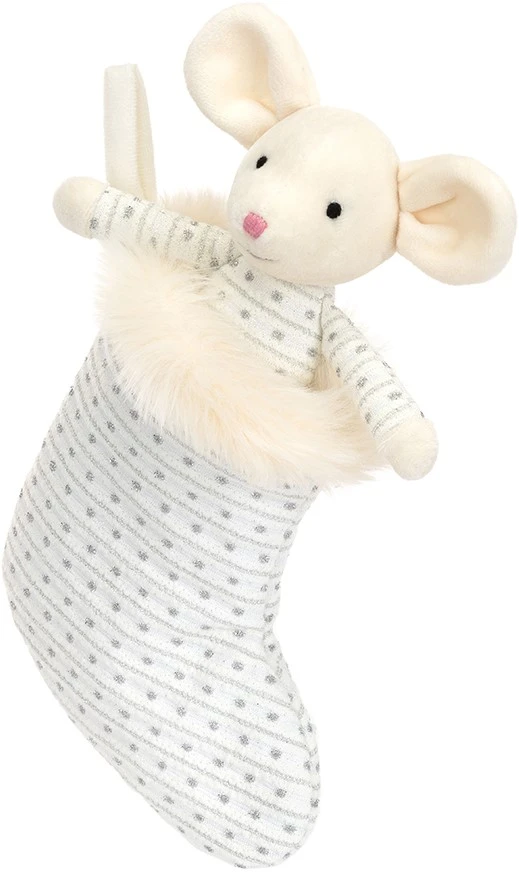Jellycat Knuffel Shimmer Kous Muis - 20x9cm 3 Jellycat Knuffel Shimmer Kous Muis - 20x9cm