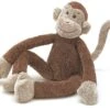 Jellycat Knuffel Slackajack Aap Klein - 33cm -JELLYCAT Winkel jellycat knuffel slackajack aap klein 33cm