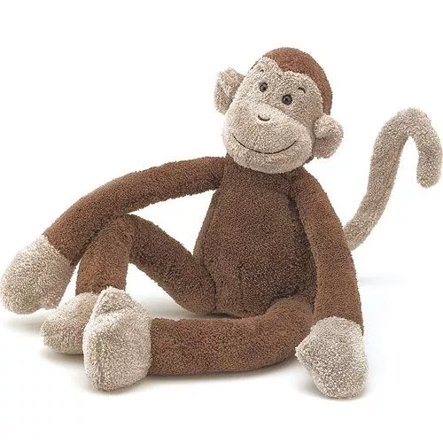 Jellycat Knuffelaap Slackajack Monkey - S - 33 Cm 3 Jellycat Knuffelaap Slackajack Monkey - S - 33 Cm