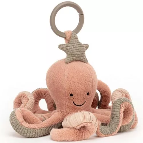 Jellycat Activiteitenknuffel Octopus Odell - 20 Cm 3 Jellycat Activiteitenknuffel Octopus Odell - 20 Cm