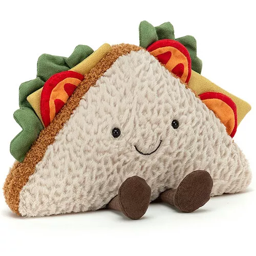 Jellycat Amusables Knuffelsandwich - 13 Cm 3 Jellycat Amusables Knuffelsandwich - 13 Cm