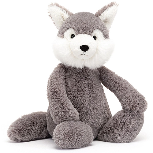 Jellycat Bashful Knuffelwolf - 31 Cm 3 Jellycat Bashful Knuffelwolf - 31 Cm