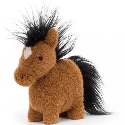 Jellycat Clippy Clop Knuffelpony Bay - 15 Cm 3 Jellycat Clippy Clop Knuffelpony Bay - 15 Cm