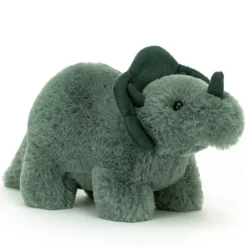 Jellycat Knuffeldino Fossilly Triceratops - S - 10 Cm