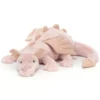 Jellycat Knuffeldraak Rose - 66 Cm