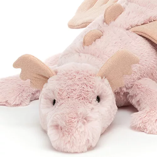 Jellycat Knuffeldraak Rose - 66 Cm 4 Jellycat Knuffeldraak Rose - 66 Cm - Afbeelding 2