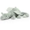Jellycat Knuffeldraak Sage - 50x12 Cm -JELLYCAT Winkel jellycat knuffeldraak sage 12 cm ilovespeelgoed.nl
