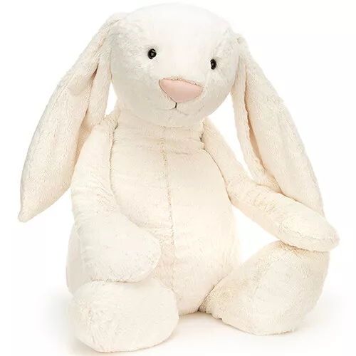 Jellycat Knuffelkonijn Bashful Bunny Cream - Xxxl - 108 Cm