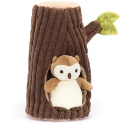 Jellycat Knuffeluil En Boom - Forest Fauna Owl - 18 Cm -JELLYCAT Winkel jellycat knuffeluil en boom forest fauna owl 18 cm 3