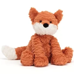 Jellycat Knuffelvos Fuddlewuddle - Licht - M - 23 Cm