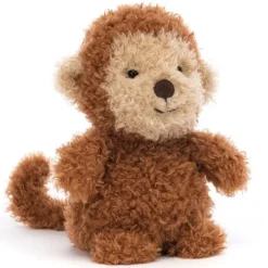 Jellycat Knuffelaap Little Monkey - 18 Cm