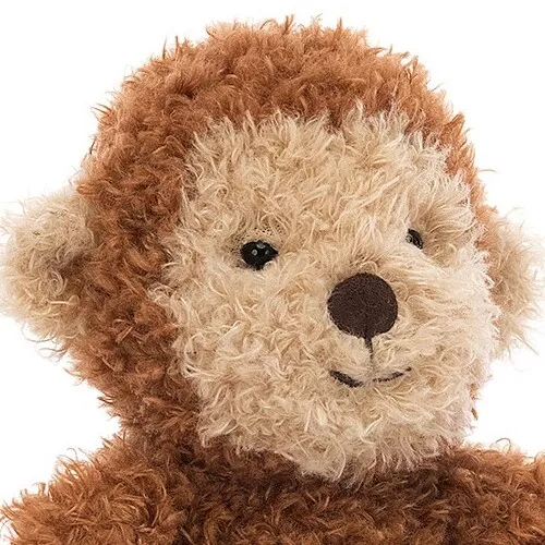 Jellycat Knuffelaap Little Monkey - 18 Cm 4 Jellycat Knuffelaap Little Monkey - 18 Cm - Afbeelding 2