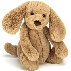Jellycat Knuffelpuppy Bashful Toffee - S - 18 Cm