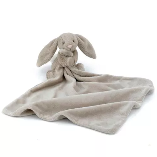 Jellycat Bashful Beige Bunny Knuffeldoek - 33 Cm 3 Jellycat Bashful Beige Bunny Knuffeldoek - 33 Cm